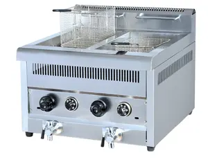 Factory Price Direct Supply Hot Sale Commercial Kitchen Equipment Deep Fryer Chicken Potato/Meat Frying Machine