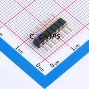 XDZ200C-1-07-Z-2.8-G1 Pin Header Through hole Component (THT),P=2mm Connector 1x7P 2mm 2mm Round Pin - Product Image 2