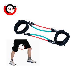<span class=keywords><strong>Bande</strong></span> de résistance pour les jambes en latex, corde élastique pour renforcer les muscles des jambes, augmenter la vitesse pour le football, la course à pied, le volley-ball, l'exercice - Product Image 6