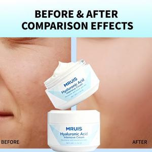 Crème de nuit pour le visage de haute qualité en gros, <span class=keywords><strong>acide</strong></span> <span class=keywords><strong>hyaluronique</strong></span>, collagène, vitamine E, 50 ml - Crème hydratante éclaircissante intensive pour le visage - Product Image 4