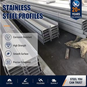 เหล็กเอชบีม GOST 2205 สำหรับเชื่อมความถี่สูง ขนาด 250x250 มม. คุณสมบัติการเชื่อมดีเยี่ยม ผลิตจากเหล็กกล้าไร้สนิม สำหรับคานสะพาน - Product Image 1