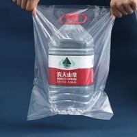 Sacs poubelles transparents en LDPE 60x80cm, résistants aux déchirures et aux fuites, pour usage domestique et commercial