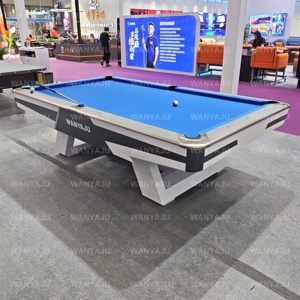Table de <span class=keywords><strong>billard</strong></span> professionnelle 9FT de qualité tournoi, avec cadre en bois massif, plateau en ardoise américaine, pour <span class=keywords><strong>billard</strong></span> à neuf boules, prix de gros - Product Image 6