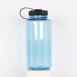 زجاجة مخصصة شفافة للشرب قابلة لإعادة الاستخدام للصالة الرياضية للسفر بلاستيك Nalgene Waterمع شعار