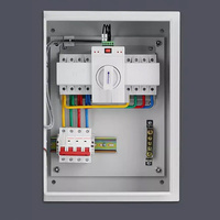 Boîtier de commande ATS double alimentation 220V 380V de haute qualité, interrupteur de transfert automatique, panneau de distribution de protection incendie