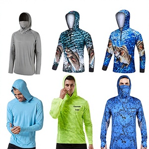 เสื้อโปโลแขนยาวแบบสวมใส่สบายสำหรับตกปลา แห้งเร็ว ระบายอากาศได้ดี พิมพ์ลายแบบซับลิเมชั่น โพลีเอสเตอร์ 100% ป้องกันรังสียูวี UPF 50+ สำหรับทุกเพศ - Product Image 2