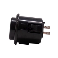 Bouton concave de 28 mm, boutons en plastique avec micro-interrupteur intégré pour machine de jeu d'arcade à monnayeur