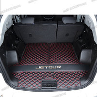 Tapis de coffre de voiture en cuir, doublure de coffre, coussin de bagages, tapis de coffre arrière pour Jetour X70 Plus 2021 2022 2023 2024, accessoires de style