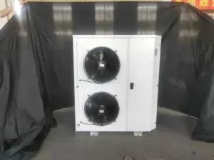 Unidade de condensamento de baixa temperatura, tipo 4hp 5hp para congelador, sala fria, uso externo, conjunto condensador e evaporador de coldroom