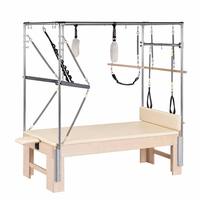 Table de Pilates Cadillac Trapeze en érable massif, disponible en OEM avec logo et couleur personnalisés, équipement professionnel pour studio de yoga et salle de sport