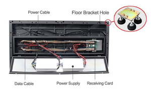 P3.91 High Quality RGB Dance Tiles <b>Panels</b> Portable Glass Disco Night Club DMX RGB Color 3d Infinity <b>Mirror</b> Led Dance Floor - Product Image 2