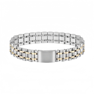 Bracelets pour hommes populaires en acier inoxydable plaqué <span class=keywords><strong>or</strong></span> 18 carats avec fermoir magnétique - Product Image 6