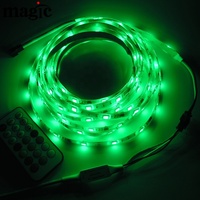 Carte de contrôle LED numérique RGB WS2812B/WS2811 Magic Mini PC Board avec télécommande RF 21 touches, 366 modes, portée 5-10m, garantie 1 an