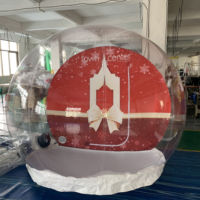 Tente à bulles transparente gonflable, ballon à bulles, décoration de fête de mariage, événement publicitaire, décoration extérieure avec ventilateur, dôme igloo
