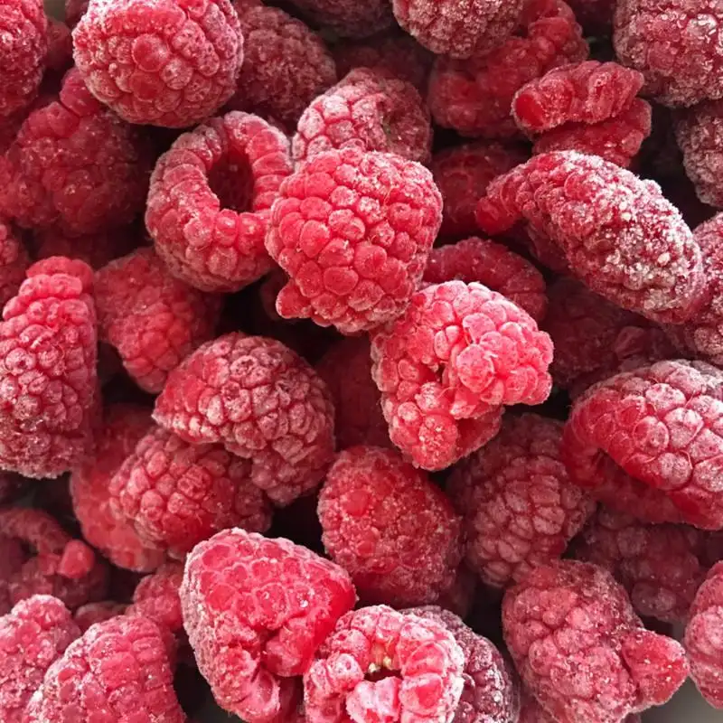 frozen vegetables and fruits Experienced Delicious Red Organic Raspberry