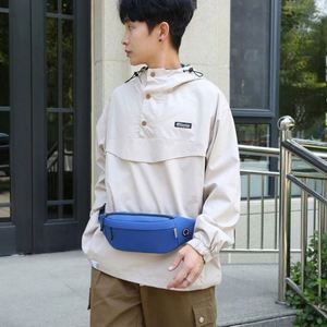 Nouvelle conception de sac banane de sport et de loisirs, sac de poitrine pour la course et le fitness, sac banane personnalisé avec logo pour hommes - Product Image 5