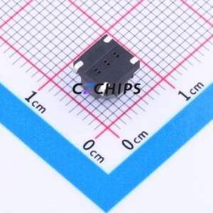 EVQP1Y05M Tactile Switch SMD,6x6.1mm Switch Single Pole Single Throw Round Button 2.5N Vertical Mount - Product Image 2