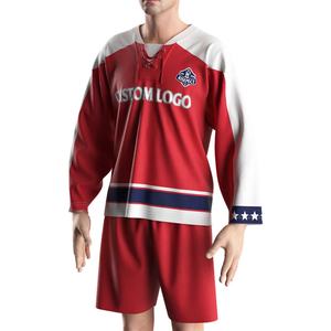 Jersey de Hockey Rosa Personalizado, de Gran Tamaño, con Impresión y Bordado del Fabricante, de Secado Rápido, para Gimnasio - Product Image 5