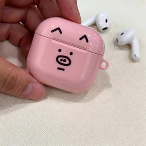 Estuche para Auriculares con Diseño de Emoticono Rosa Coreano, Compatible con Apple 1/2/3 <span class=keywords><strong>AirPods</strong></span> de <span class=keywords><strong>4</strong></span>ª Generación - Product Image 3