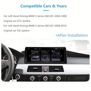 Radio para Auto con Linux de 12.3'' para BMW Serie 5 E60/E61, GPS, OBD2, Amplificador, Pantalla Táctil, 4+64G/8+128G - Product Image 2