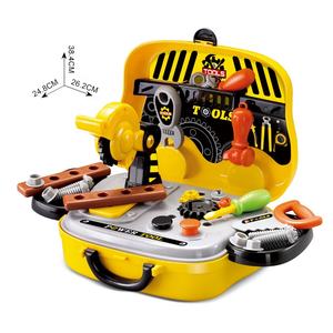 Trousse à outils pour enfants, jouets de simulation, banc de travail, boîte à outils portable pour garçons - Product Image 4