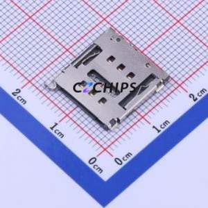 SMN-328-ACP7 SIM Card Connector SMD Connector Card Tray Type Nano SIM Card Card Holder With Card Detection - Product Image 1