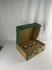 Recyclebaar Op Maat Gemaakte Logo E-Commerce E-Commerce Gegolfde Medicinale Farmaceutische Pillfles Pot Verzending Mailer Verpakking - Product Image 4