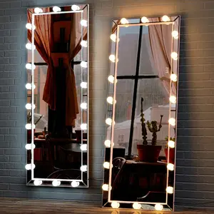 Large LED Full Length Backlit dressing Mirror floor mirror standing wall mirror with lights for livingroom