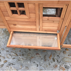 SDC014 SHUNDA Poulailler en bois écologique avec motif imprimé Utilisation en extérieur Style luxueux pour les poulets de grande taille - Product Image 5