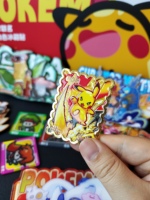 Magnet Kulkas Pokemoned Fantasy Berkualitas Tinggi YQ Ukuran Mini Koleksi Fan Art Kawaii Segel Blind Box Harga Grosir Murah