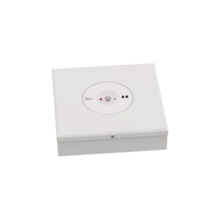 Quadratische Aufputz-Notbeleuchtung D80 475lm 3W 3H LiFePO4 Batterie Manueller Test CE UKCA SAA RoHS AS2293 für Gewerbe