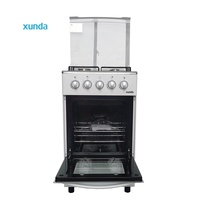 Xunda 4-Flammen-Herd mit Gasofen mit Pizza ofen Restaurants chrank Küchen technik Kombination Elektrischer Tisch ofen
