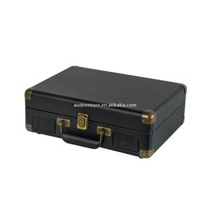 Reproductor de discos de dientes azul portátil, tocadiscos de <span class=keywords><strong>vinilo</strong></span>, 2,0, altavoz estéreo, tocadiscos, con gramófono - Product Image 4