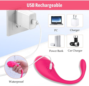 Ovetto Vibrante <span class=keywords><strong>Sex</strong></span> Toy di Alta Qualità Direttamente dalla Fabbrica, 10 Frequenze Impermeabile con Controllo via APP per Donna - Product Image 5