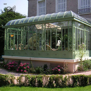 BLVE Villa Moderne Jardin Extérieur Véranda Grande Taille Luxe Mariage Gazebo En <span class=keywords><strong>Fer</strong></span> Forgé Avec Verre - Product Image 5