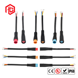 Connecteur de câble adaptateur IP65 <span class=keywords><strong>étanche</strong></span> en cuivre 4P 6 broches M6/M7/M8 de haute qualité pour connecteurs de vélo électrique mâles et femelles - Product Image 2