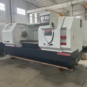 Germany Type With High Precision Flat Bed Lathe Milling Turning Tapping Thread Machining With GSk CNC Controller System CK6160