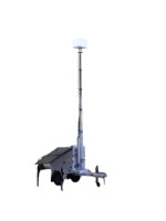 Solar Powered 8MP pengendali jarak jauh CCTV Trailer kamera seluler menara pengintai