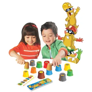 Hot-Selling Whack-A-Mole Speelgoed Quick Stack Cup Kleuterschool Interactieve Game Vechtratten Games