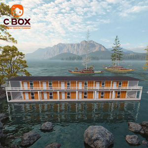 บ้านสำเร็จรูปแบบโมดูลาร์ Cbox สำหรับสำนักงาน โรงแรมในชนบท ประกอบง่าย โครงสร้างเหล็ก บ้านชุมชน โรงแรมในชนบท แบบแพ็คแบน บ้านคอนเทนเนอร์ - Product Image 2
