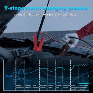 Chargeur de batterie intelligent HTRC P25 25A 12V-24V pour voiture, <span class=keywords><strong>moto</strong></span>, réparation de batterie, batterie au plomb-acide AGM, lithium LiFePo4 - Product Image 6