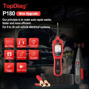 TOPDIAG P180 Power Probe Circuit Tester 12-24V Universal Vehicle Electrical Systems Diagnostic <b>Battery</b> Test 1 Year for All Cars - Product Image 3