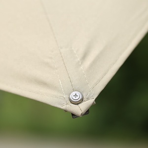 Parasol Roma en aluminium pour extérieur, 3*3M, double couche, pare-soleil suspendu, imperméable, design moderne, mobilier d'extérieur - Product Image 5