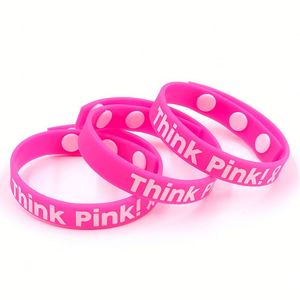 Bracelet de fitness ajustable en silicone personnalisé avec gravure en creux - Product Image 2