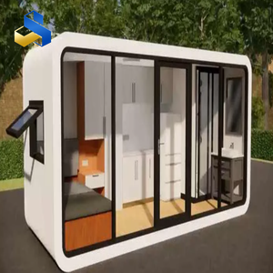 Mini bureau à domicile préfabriqué, type serre, mini <span class=keywords><strong>studio</strong></span> <span class=keywords><strong>de</strong></span> <span class=keywords><strong>jardin</strong></span> pour l'arrière-cour, fabriqué en panneaux sandwich - Product Image 3