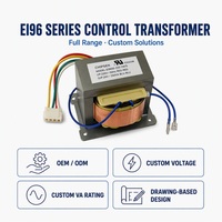 Transformateur Flyback Monophasé Basse Fréquence pour Micro-ondes 12V 110V 120V 220V 440V, Bobinage Cuivre 50/60Hz, Sortie 24V 36V