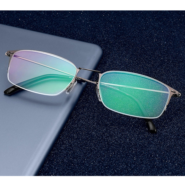 MK2310163 New Arrival Men's and Women's Metal Square Presbyopia Bifocal Reading Glasses for Correction Glasses Eyewear Spectacle