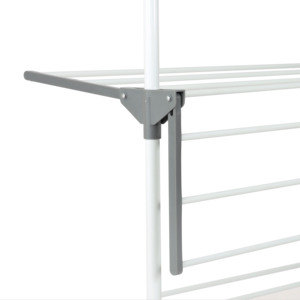 Professional 16.5M With Wheels Foldable Bathroom 3 Tier <strong>Folding</strong> Cloth Drying Outdoor Dryer Rack <strong>Clothes</strong> <strong>Airer</strong> - Product Image 3