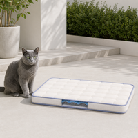 Tapis de couchage pour chat d'extérieur avec fenêtre latérale transparente pour la photographie d'animaux et l'exposition sur patio
