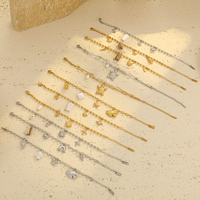 Bracelets à breloques pour femmes Ocean Designs, motifs coquillages, tortues, étoiles de mer, arc-en-ciel, thème marin et plage, en acier inoxydable